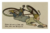 Anstatt dass man zu Fusse geht  Fährt lieber man Veloziped (Bicycle Fall)