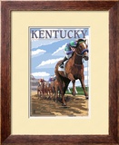 Kentucky - Horse Racing Track Scene