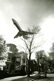 Airliner Above Residential Area