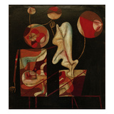 Marionetten (Bunt auf Schwarz) (Marionettes (Colour on Black))  1930