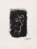 Profil de Femme from Souvenirs de Portraits d'Artistes Jacques PrŽvert: Le Coeur