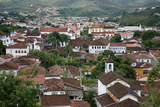View over Mariana from the Bell Tower of Basilica de Sao Pedro Dos Clerigos  Mariana  Brazil