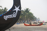 Traditional Fishing Boats at Marari Beach  Kerala  India  Asia