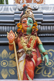 Colourful Decoration Outside the Hindu Subrahmanya Temple  Munnar  Kerala  India  Asia