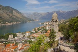 Chapel of Our Lady of Salvation and View over Old Town  Kotor  UNESCO Site  Montenegro