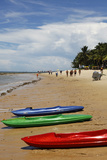 People at Parracho Beach  Arraial d'Ajuda  Bahia  Brazil  South America