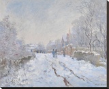 Snow at Argenteuil  1875