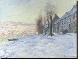 Lavacourt  under Snow  ca 1878-1881
