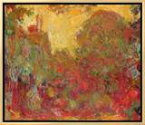 The House Seen from the Rose Garden  1922-24 (Oil on Canvas)