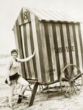 Bathing hut in the USA  1925