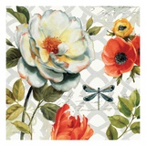 Floral Story II on Grey