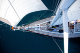 A Sailboat from the Tip of the Mast