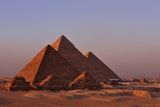 The Pyramids of Giza and Three Pyramids of the Queens