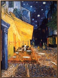 The Café Terrace on the Place du Forum  Arles  at Night  c1888