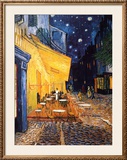 The Café Terrace on the Place du Forum  Arles  at Night  c1888