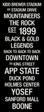 Appalachian State: College Town Wall Art