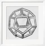 Dodecahedron  from "De Divina Proportione" by Luca Pacioli  Published 1509  Venice