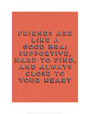 Friends Are Like Bras