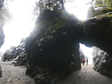 Exploring Sea Caves and Arches at Tsuquadra Point  West Coast Trail  British Columbia  Canada