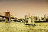 Vue D'Ensemble Du Pont De Brooklyn