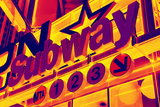 Flash Red Pop Art - Subway New York City