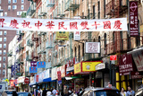 Banderoles Publicitaires Dans Chinatown