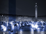 Vue De La Place Vendôme De Nuit À Paris - Art Modern
