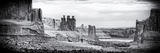 Panoramique Paysage Dans Arches National Park En Utah