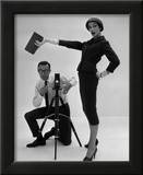 John French and and Daphne Abrams in a Tailored Suit  1957