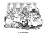 "Et tu  Killbot 9000" - New Yorker Cartoon
