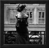 Evening Gown and Feathered Hat  1960s