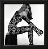 Circle Patterned Projection on Profile of Model  1960s