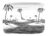 Many desert islands - New Yorker Cartoon