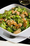 Salad with Shrimp  White Beans  Onions  Arugula  Cuisines
