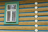 Old Traditional House Build with Logs  Osturna  Slovakia
