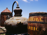 Old Barrel and Storage Tank  Saint Martin  Caribbean