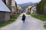 Main Street of Village of Torysky  Slovakia