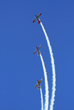 Aerobatic Display by North American Harvards  or T-6 Texans  or SNJ  Airshow