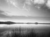 View of Bear River at Dusk  Cache Valley  Great Basin  Utah  USA