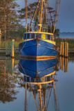 Shrimp Boat Docked at Harbor  Apalachicola  Florida  USA