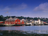 Atlantic Fisheries Museum and Lunenburg Harbor  Lunenburg  Nova Scotia  Canada