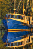 Shrimp Boat Docked at Harbor  Fishing  Apalachicola  Florida  USA