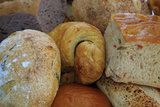 Breads at a Farmer's Market in Savannah  Georgia  USA