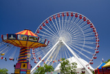 Navy Pier Along the Shores of Lake Michigan  Chicago  Illinois