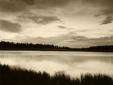 View of Clouds Reflecting in Lake at Dixie National Forest  Utah  USA
