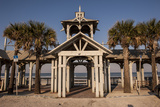 New Smyrna Beach Boardwalk  Florida  USA