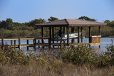 Intracoastal  Boat Dock  Edgewater Landings  Florida  USA