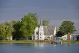 Church  Great Lakes of Lake Huron and Lake Erie  St Claire River  Michigan  USA