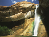 View of Waterfall in Grand Staircase Escalante National Monument  Utah  USA