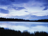 View of Clouds Reflecting in Lake at Dixie National Forest  Utah  USA